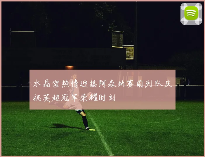 水晶宫热情迎接阿森纳赛前列队庆祝英超冠军荣耀时刻