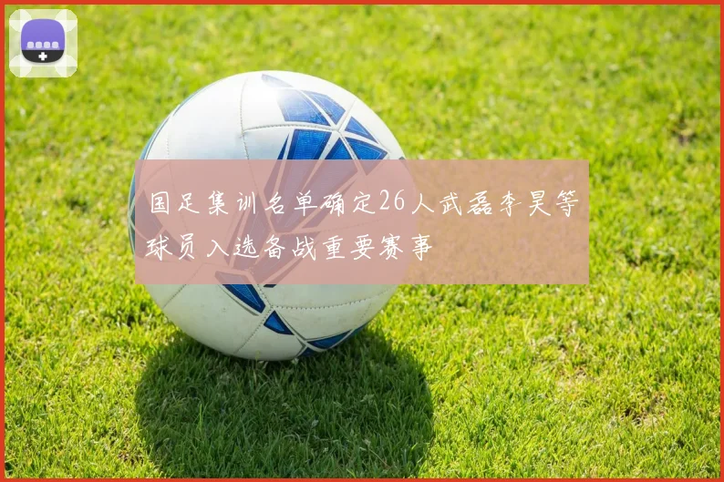 国足集训名单确定26人武磊李昊等球员入选备战重要赛事